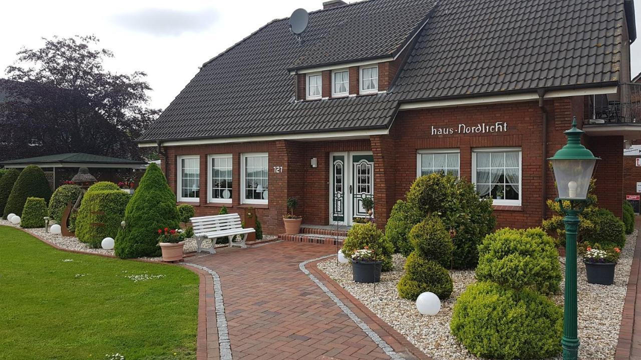 Hausnordlicht FEWO 2 Dornum Exterior foto